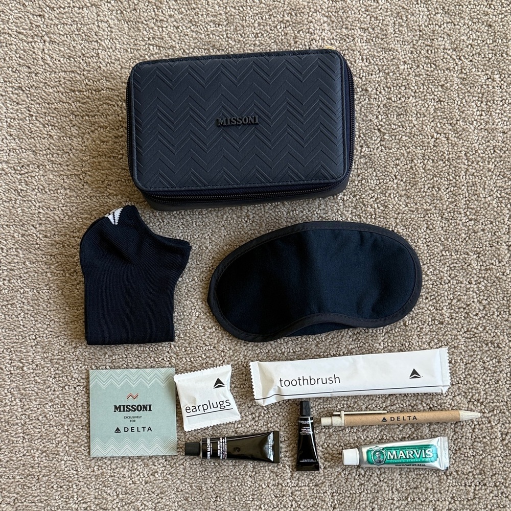 Missoni x Delta ONE Amenity Set